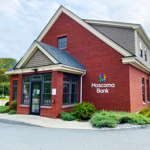 facade of Mascoma Bank in Hartland, VT