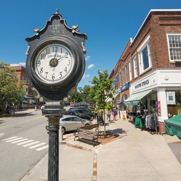 Clock on Main St in Hanover