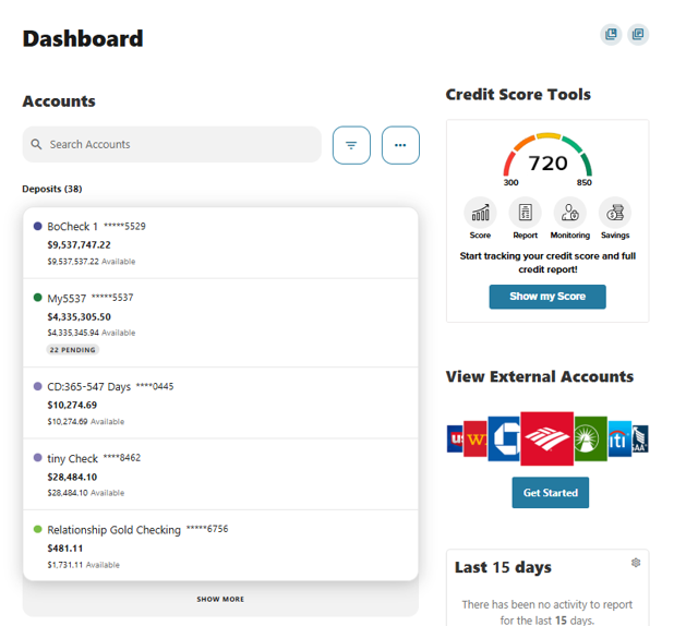 New Dashboard