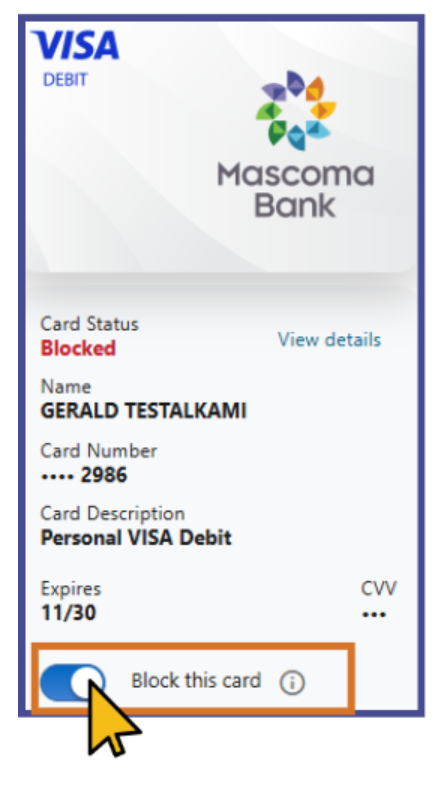 Unblock Card