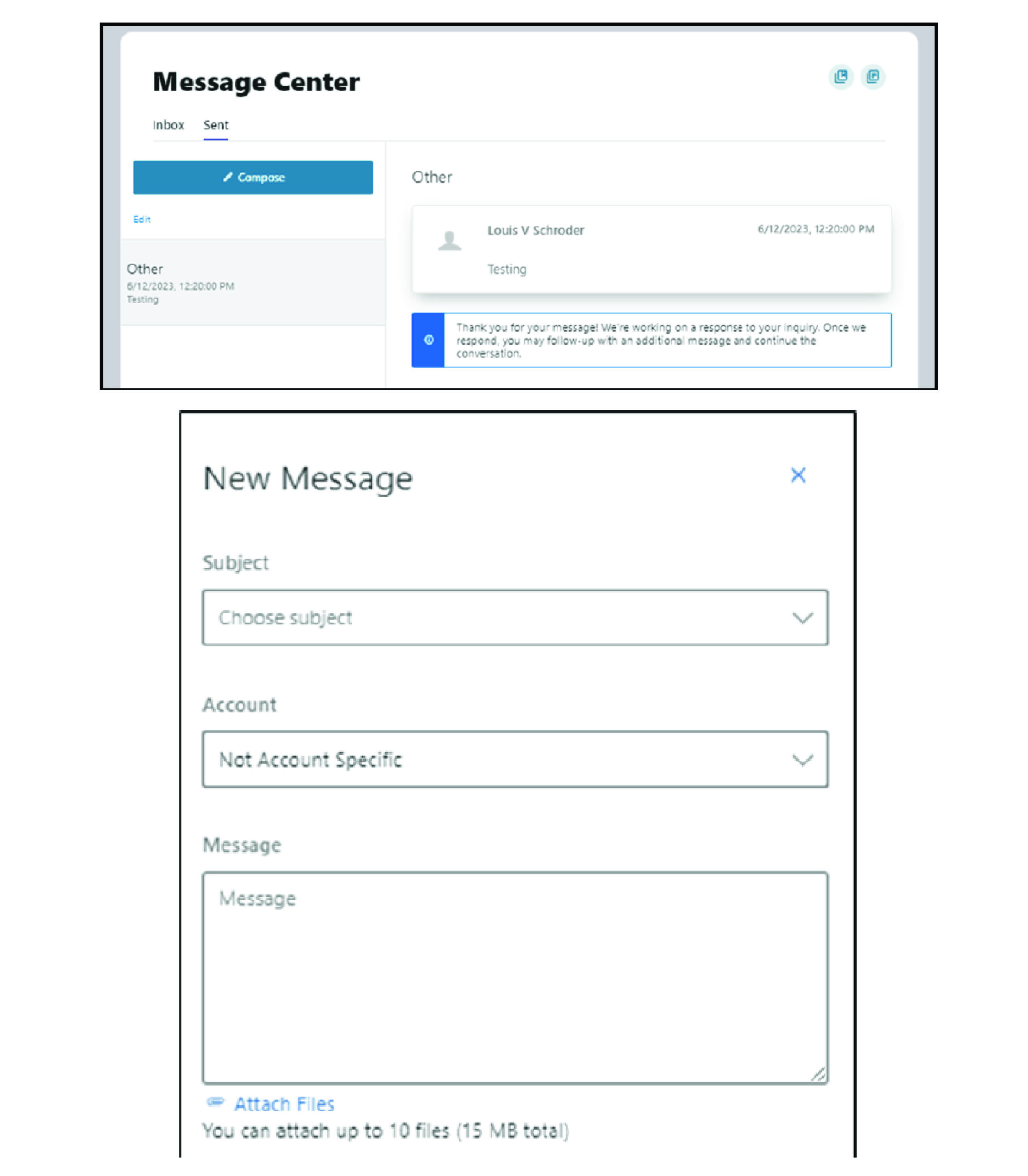 Compose a Message