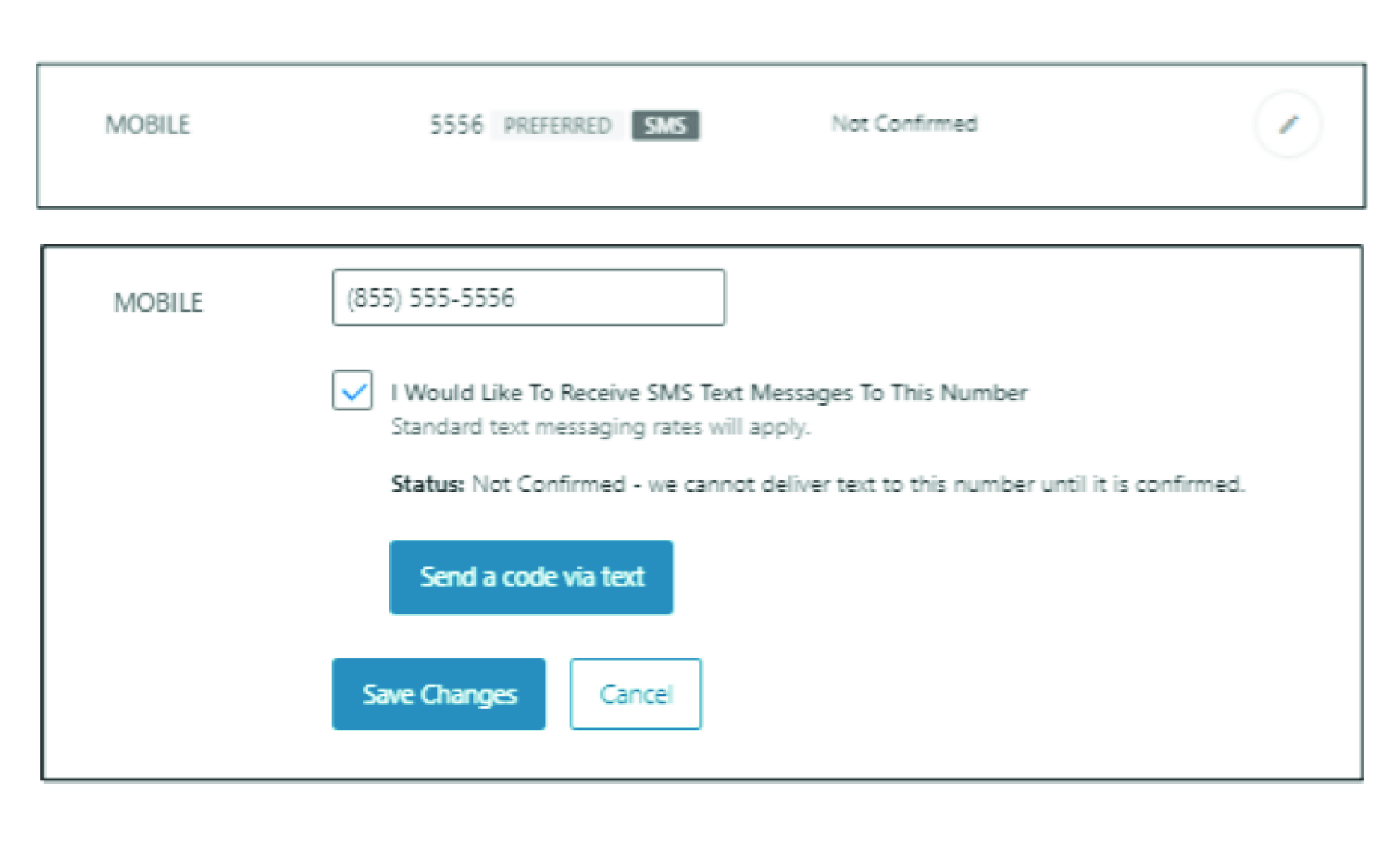Set Up SMS Alerts