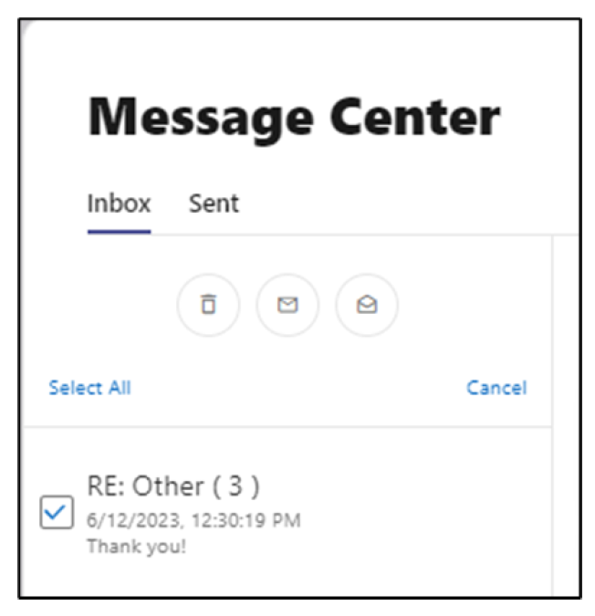 Message Actions