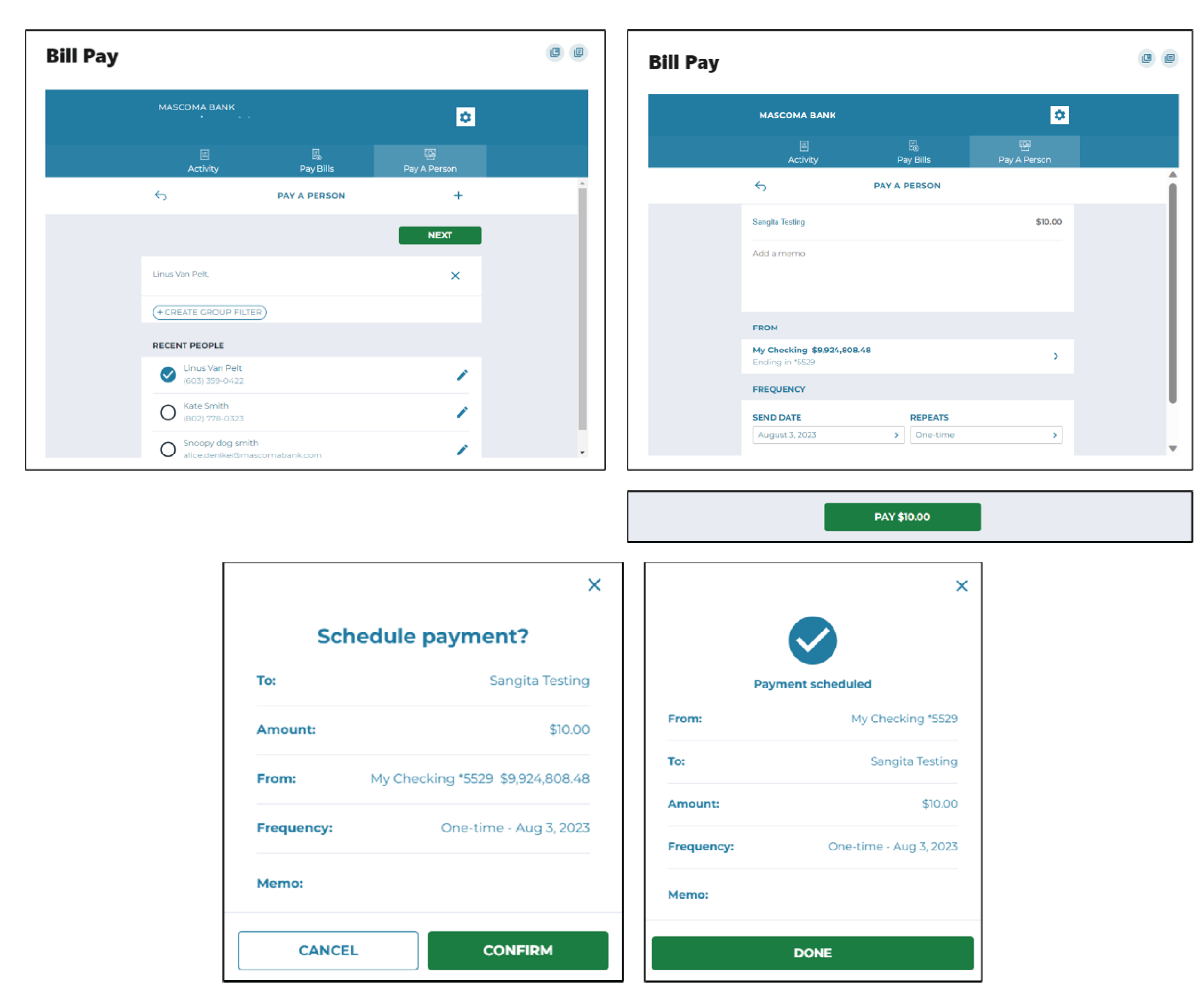 Pay A Person Individual